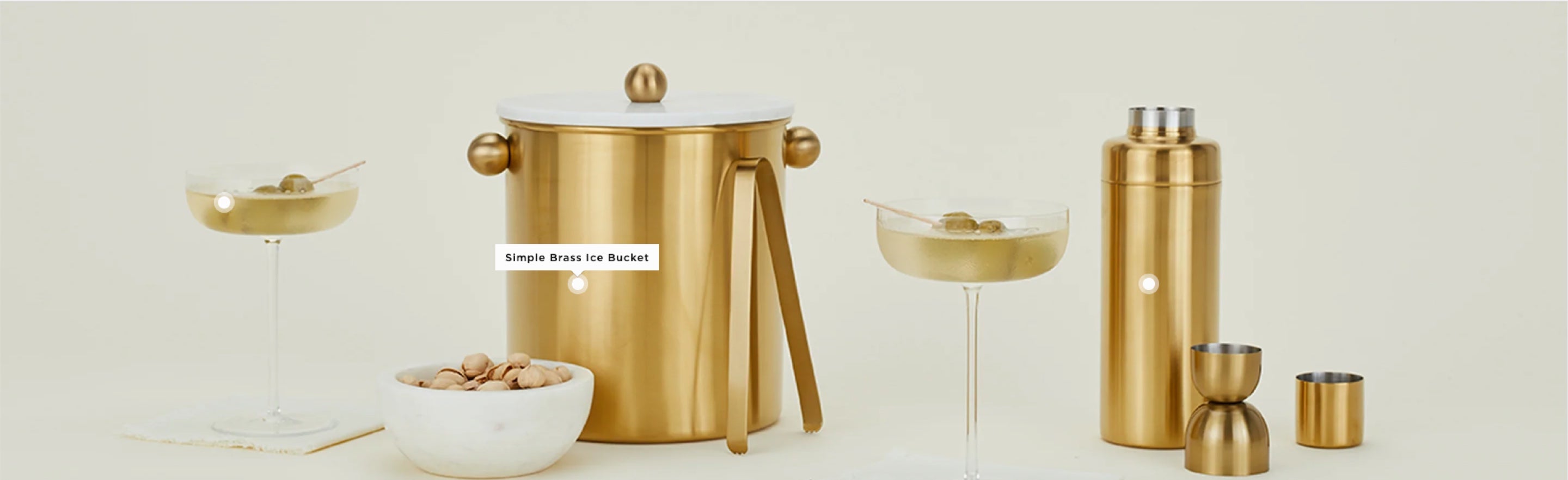 A screenshot of the Hawkins New York website with tagged products.