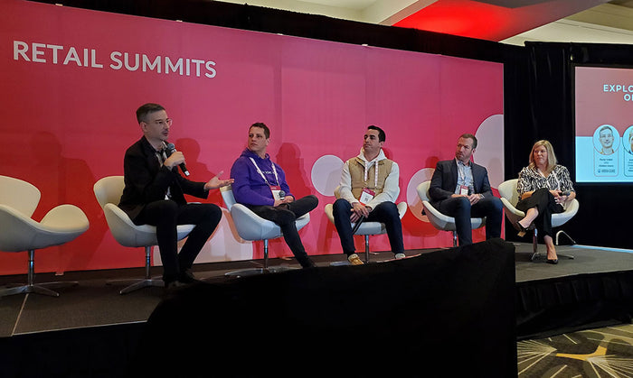 Paolo Vidali speaking at Boston Ecommerce Summit 2025