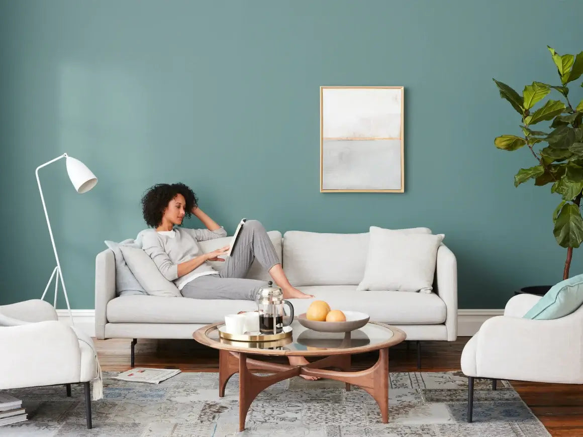 Interior of a home painted with Clare paint